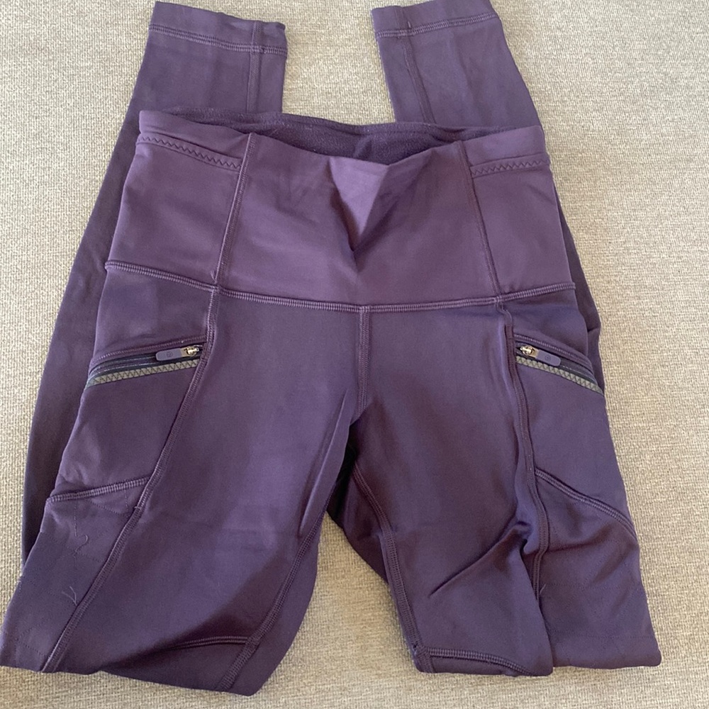 Fleece lined lululemon leggings